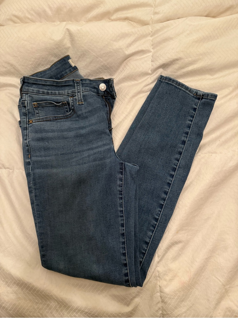 Madewell Curvy Roadtripper Indigo Skinny Jeans